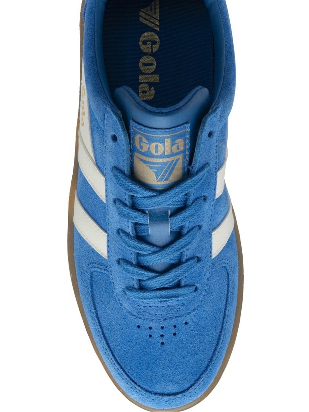 New in Box Gola Classics Women's Grandslam Suede Sneakers
Pacific/Off White/Gum - Picture 5 of 5